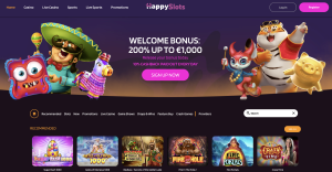 happy slots frontpage